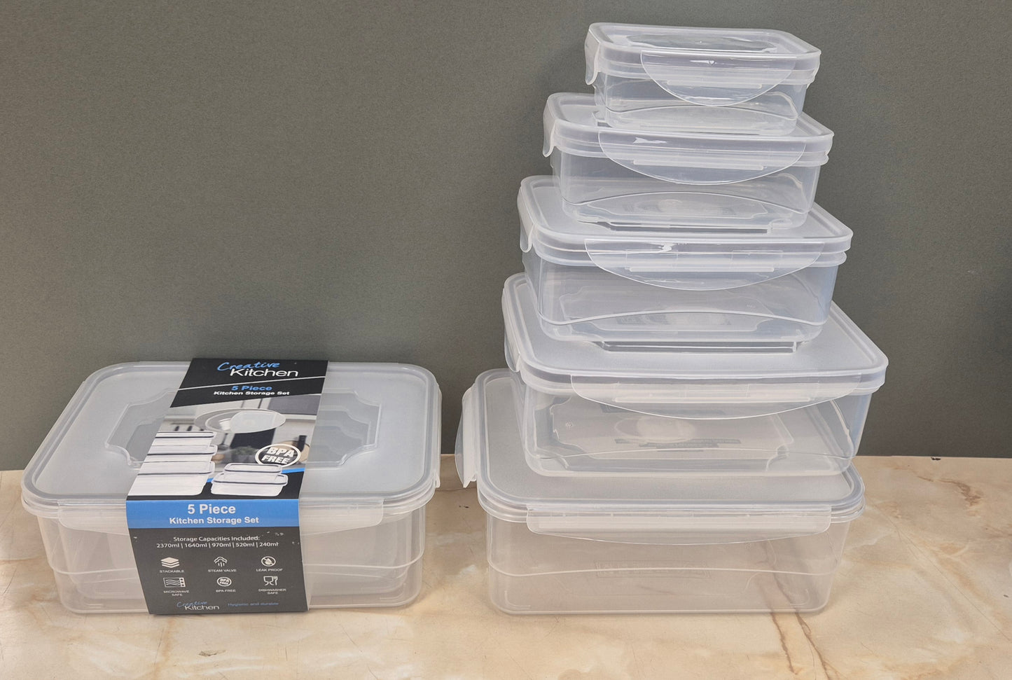 5pc Kitchen Storage  Set