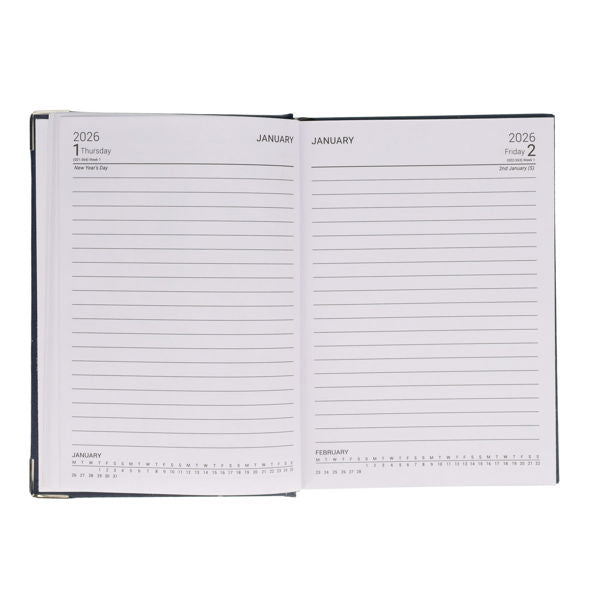 Concept
2026 A5 Diary Page A Day - Black