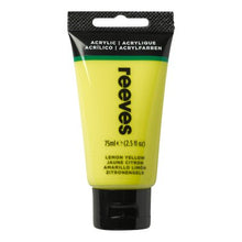 Reeves Acrylic 75ml Lemon Yellow