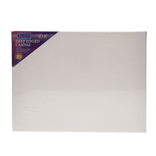 12"X8" Deep Edged Canvas 380gm2
