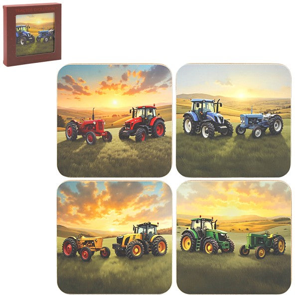 Tractor Coaster Set