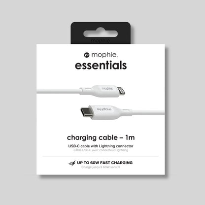 Morphie 1m Lightning Cable White