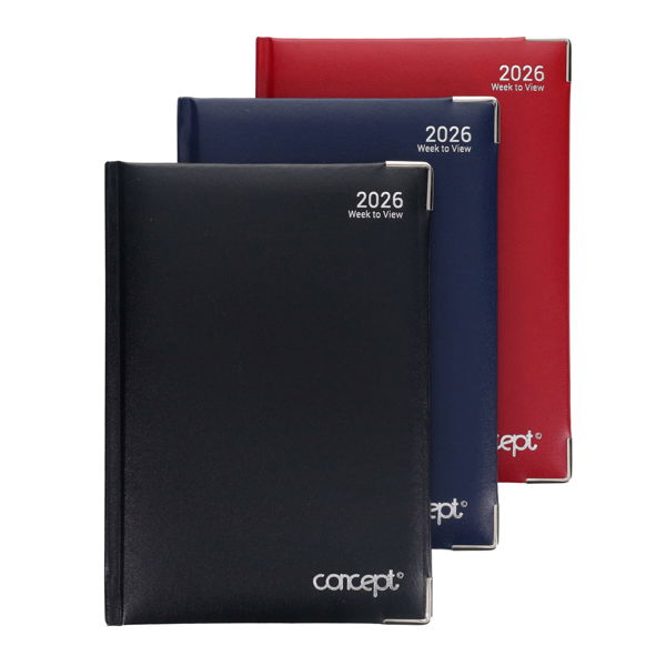 2026 Concept Slim Diary Week To View