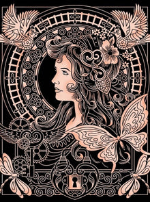 Scratch Art Rose Gold Secret Beauty