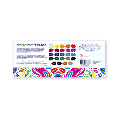 24 Poster Paints Create 20ml