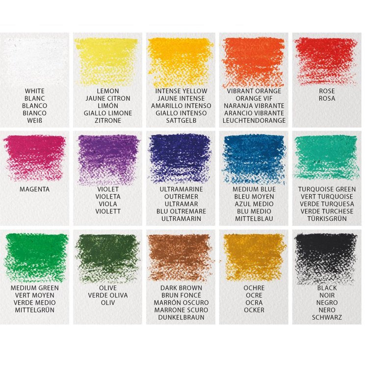Winsor & Newton Oil Pastels 15 Asst