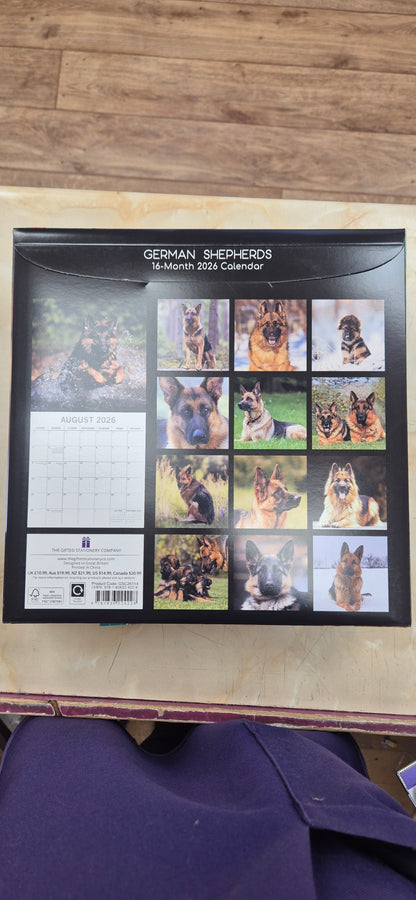 2026 Calendar German Sheperds