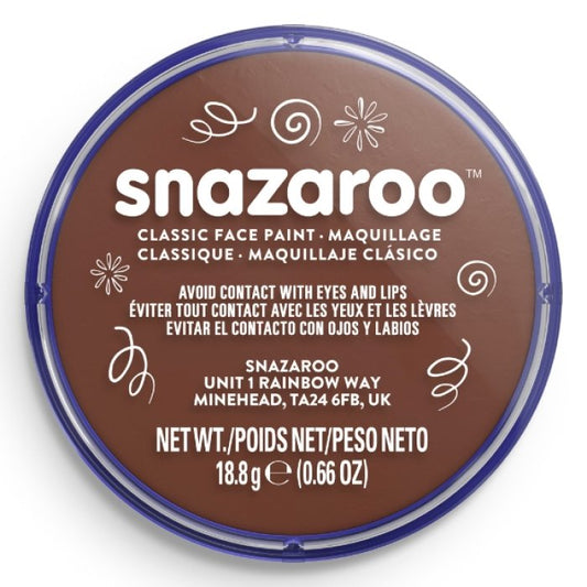 Snazaroo Face Paint 18ml Brown