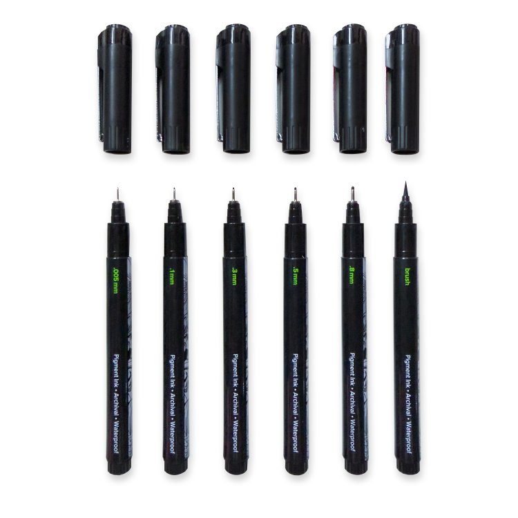 Elements Kroma Fineliners 5+1 Free