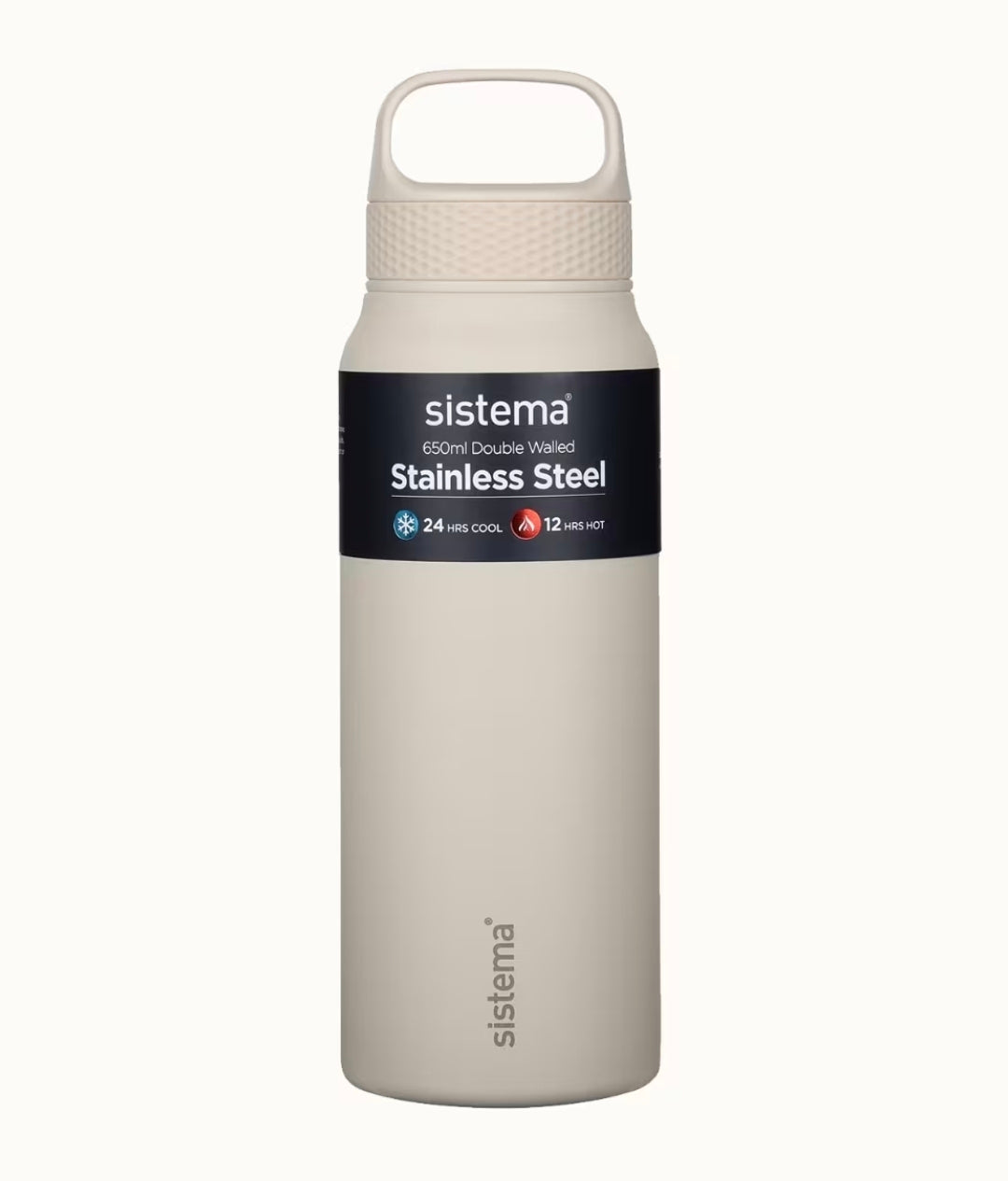 650Ml Oatmeal Stainless Steel Bottle