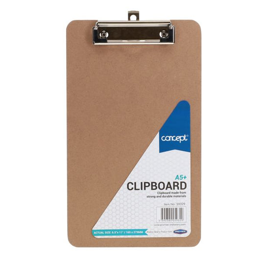 Concept
6.5"X11" Wooden Clipboard