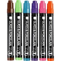6pk Porcelain Markers 1-3mm