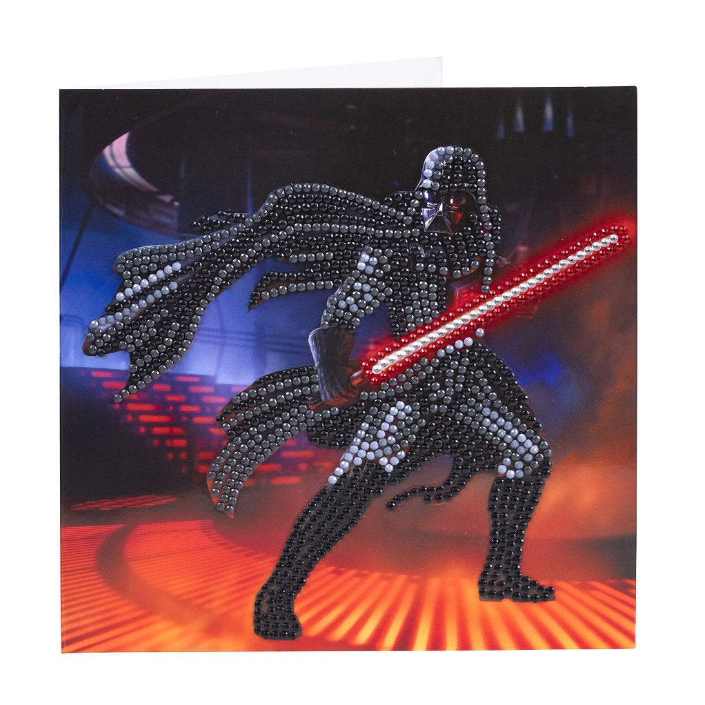 Darth Vader Card Crystal Art