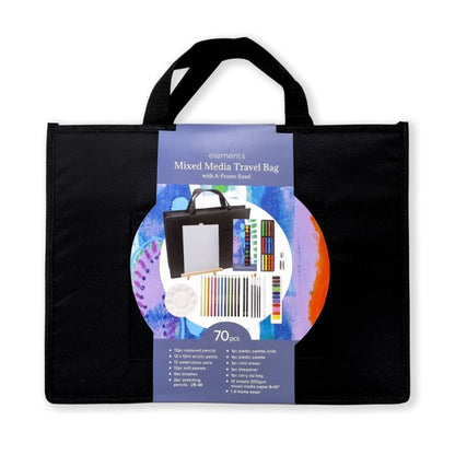 70pc Mixed Media Travel Bag