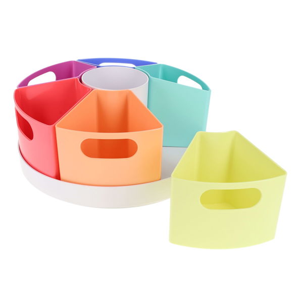 Rotating Desk Caddy Pastels