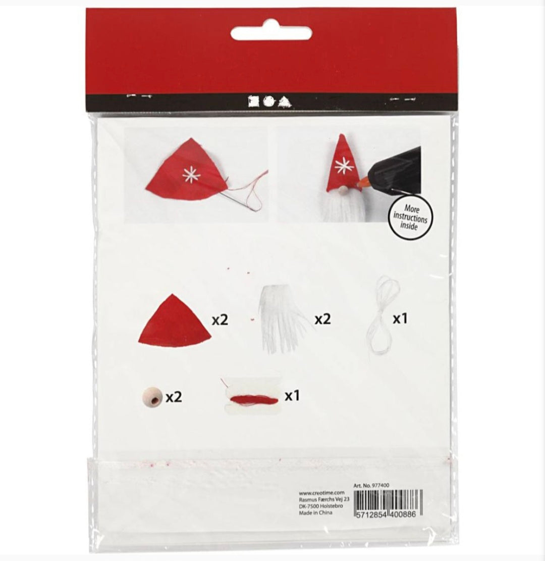 Mini Craft Kit Christmas Gnome