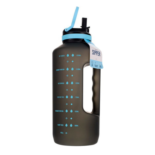 Smash 1.7lt Sipper Bottle Black