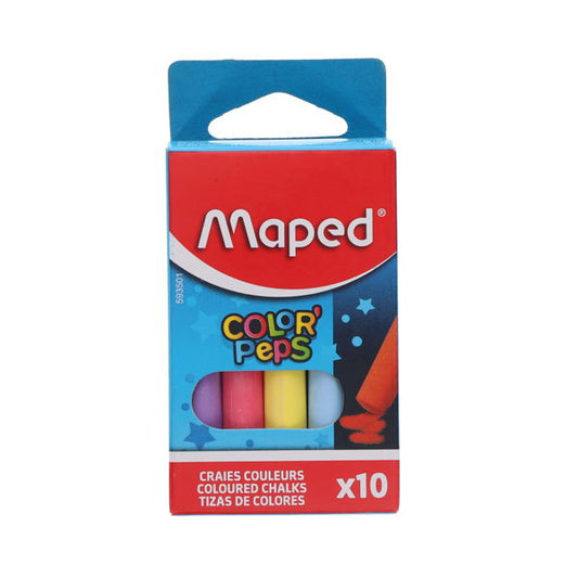 Chalk Coloured 10pce Maped