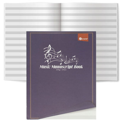 Premier 24pg 12 Stave Music Manuscript Book