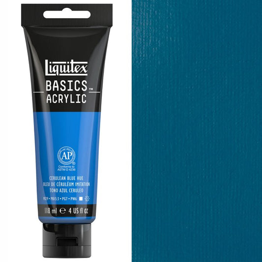 Liquitex Basics Acrylic 118Ml Cerulean Blue Hue