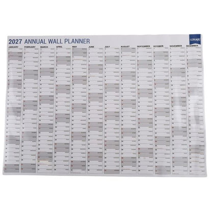 2027 Wall Planner A1 With  Dry Wipe Marker