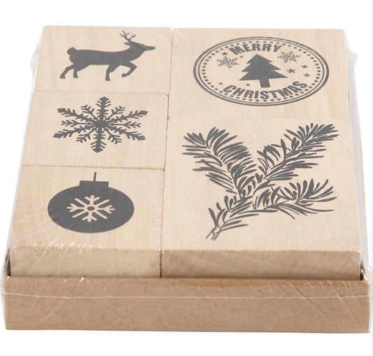5pc Christmas Stampers