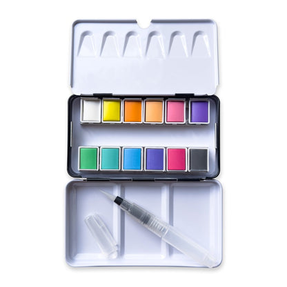 Elements Dreamcore Pastel 12 Half Pan Watercolour Set