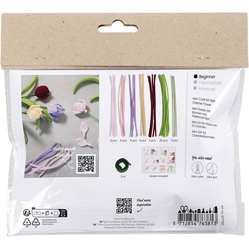 Chenille Pipe Cleaner Flowers