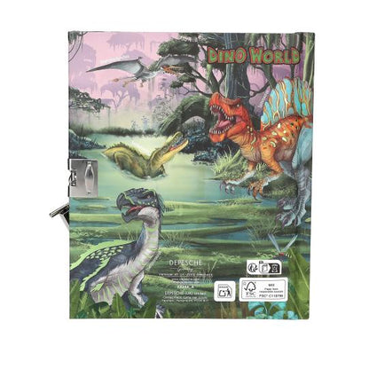 Dino World Diary With Lock