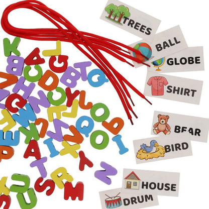 Clever Kidz
64pk Play And Learn Lacing Letters