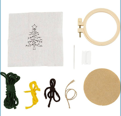 Mini Craft Kit Embroidery Christmas Tree