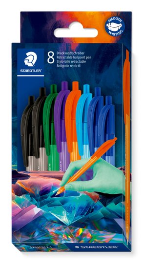 8pk  Retractable Pen