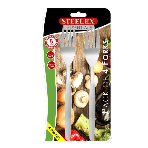 Steelex 4Pk Forks