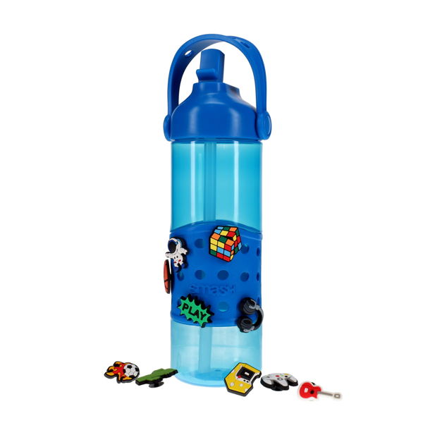 750ml Bottle Blue With 10 Charms
