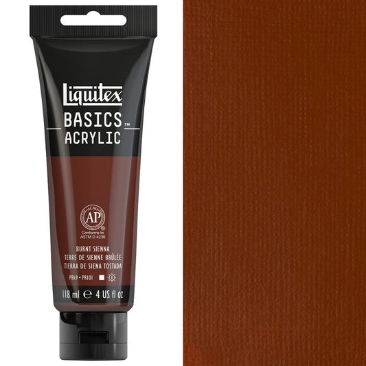 Liquitex Basics Acrylic 118ml Burnt Sienna