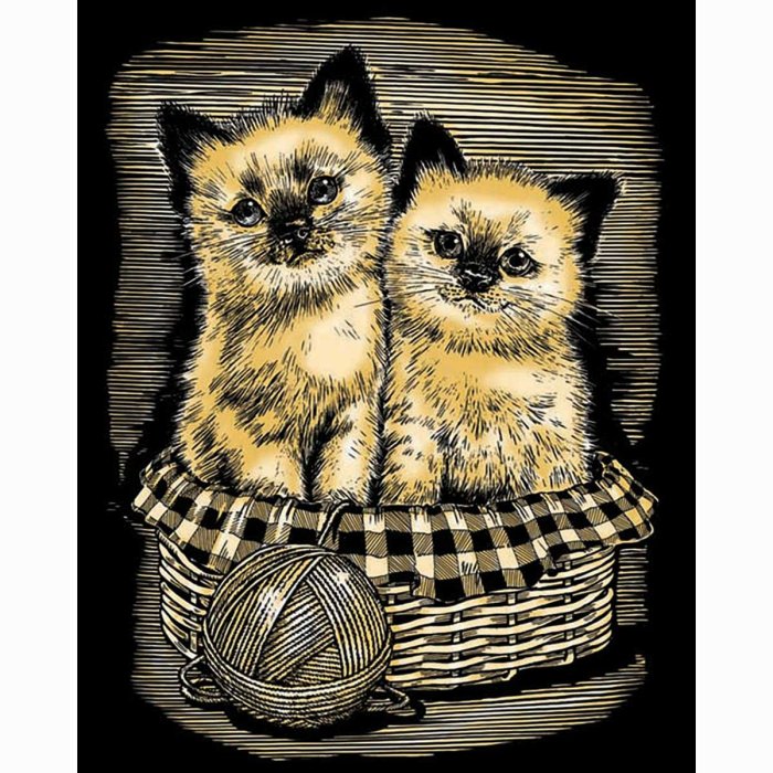 Artfoil Gold Kittens