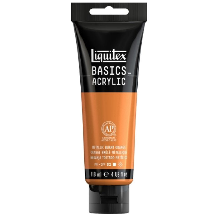 Liquitex Basics Acrylic 118Ml Metallic Burnt Orange