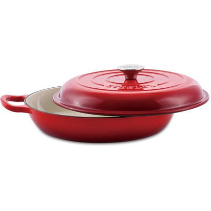 28cm Red Round Casserole Cast