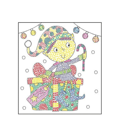 Squiggle Xmas Magic Painting Colouring Book