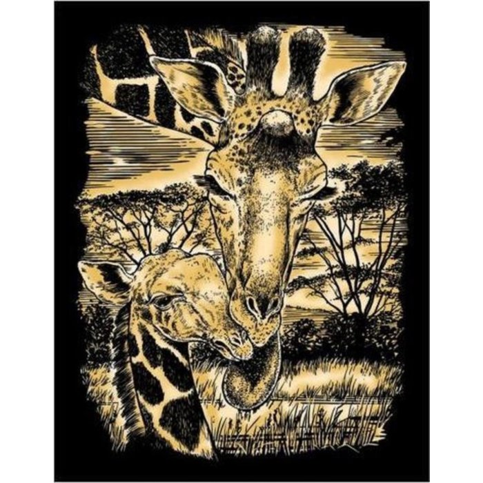 Artfoil Gold Giraffe