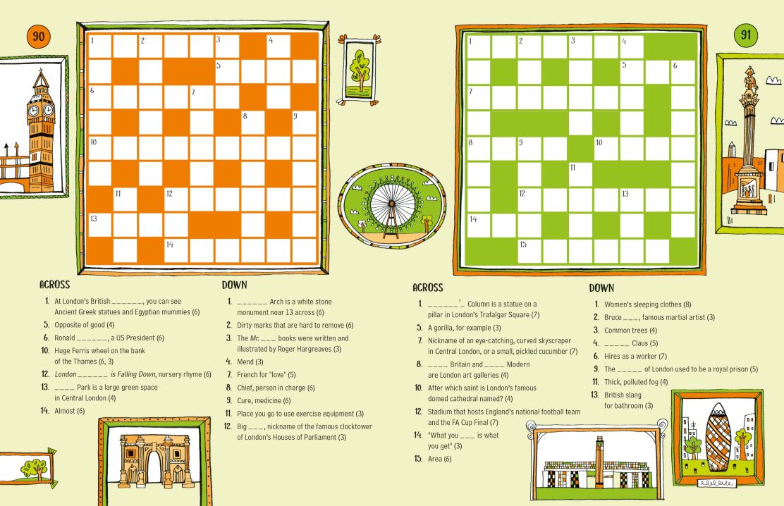 100 Childrens Travel Crossword