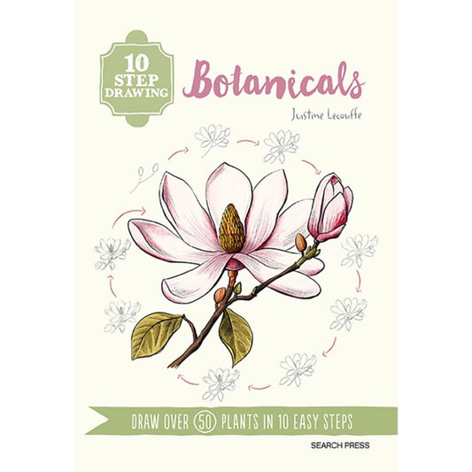 10 Step Drawing Botanicals