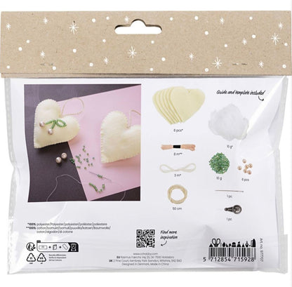 Mini Craft Kit Sewing Hearts