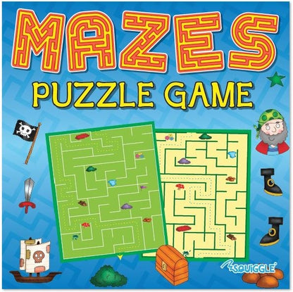 Squiggle Mazes Puzzle Book