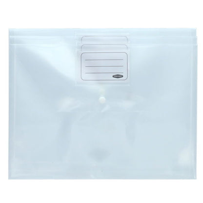 Document Wallets Button 3Pk