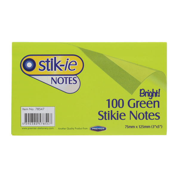 Stik-ie Notes 75x125mm Post it Notes