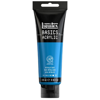 Liquitex Basics Acrylic 118Ml Metallic Blue