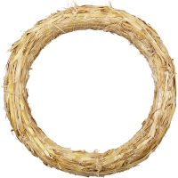 Straw Wreath 27cm dia