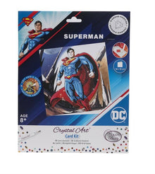 Superman Card Crystal Art
