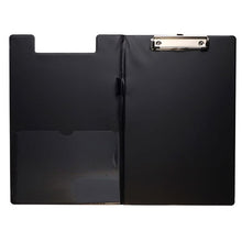 Concept A4 Pvc Double Foldover Clip Board - Black